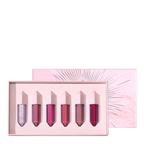 Mode Lippenfarben Lip Gloss Set 6 Farben Wasserdichte Party Lippenstift Nicht Verblassen Für Stilvolle Frauen von KAHDGSS