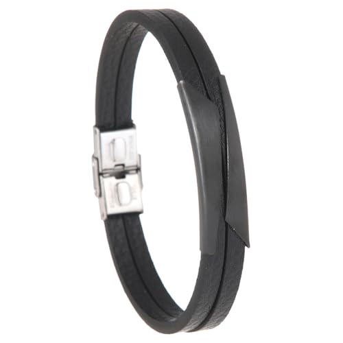 Mode PU Lederarmband Flexible Größenanpassung Verstellbarer Handgelenk Umfang Täglich Lässiger Gebrauch Stylish Daily Wear Armband von KAHDGSS