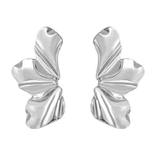 Mode Robuste Leichtmetallohrringe Mit Einzigartigen Blütenblättern Designs Ornament Für Büroprofis Und Studenten Gleichermaßen Stilvolle Ohrstifte von KAHDGSS