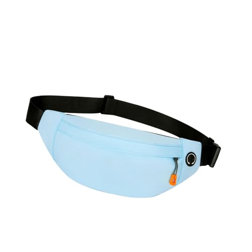 Modische Hüfttasche, einfache Bauchtasche, kleine Umhängetasche, wasserdichte Brust mit verstellbarem Gurt, Damenrucksack mit verstellbarem Gurt, Herren-Brustgürtel, blau, Mass Beauty von KAHDGSS