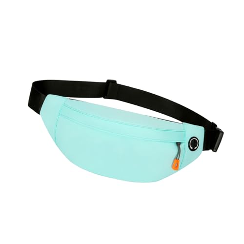 Modische Hüfttasche, einfache Bauchtasche, kleine Umhängetasche, wasserdichte Brust mit verstellbarem Gurt, Damenrucksack mit verstellbarem Gurt, Herren-Brustgürtel, grün, Mass Beauty von KAHDGSS