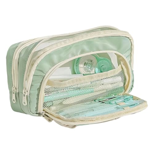 Multi Layer Bleistiftkoffer Großkapazitätsbox Ästhetische Stiftbeutel Schulbüro Für Schüler Aufbewahrung Großer Kapazität Multi Layer Box Ästhetik Tasche von KAHDGSS