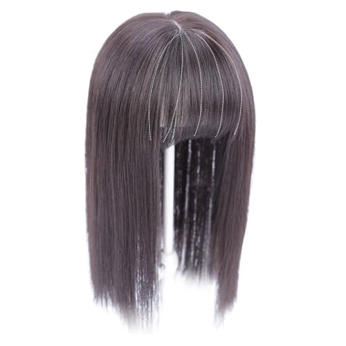 Natürlich Aussehende Synthetische Perücken Haarabdeckung Für Haarstyling Clip Auf Der Geraden Haarverlängerung Für Frauen Hitzebeständige Perücken von KAHDGSS