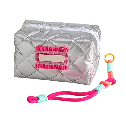 Schöne Bögen Make Up Beutel PU Leder Kosmetikbeutel Große Kapazität Toilette Lipstick Aufbewahrung Waschung Für Frauen Toiletten Große Kapazität Reisen Make Up Wäsche Schöne Bögen Kosmetik Kosmetik von KAHDGSS