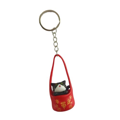 Schöner Kätzchen Keyring Kreative Autoschlüsselkette Haustier Keychain Anhängerbeutel Charme Cartoon Katzen Hängen Oramentautos Schlüsselkette Cartoon Katzen Haustasche Charme Schöne Kätzchen Keyrings von KAHDGSS