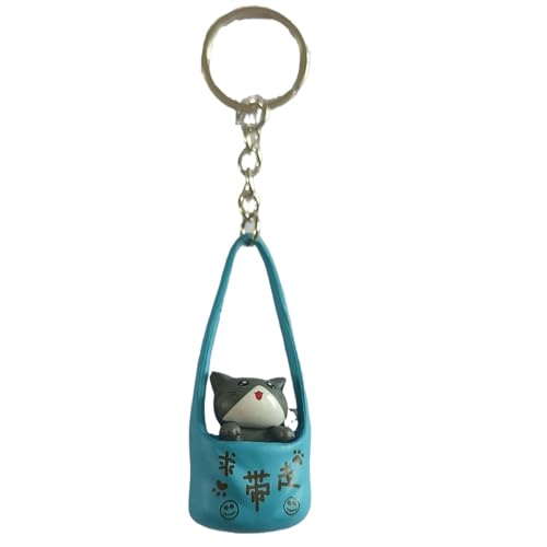 Schöner Kätzchen Keyring Kreative Autoschlüsselkette Haustier Keychain Anhängerbeutel Charme Cartoon Katzen Hängen Oramentautos Schlüsselkette Cartoon Katzen Haustasche Charme Schöne Kätzchen Keyrings von KAHDGSS