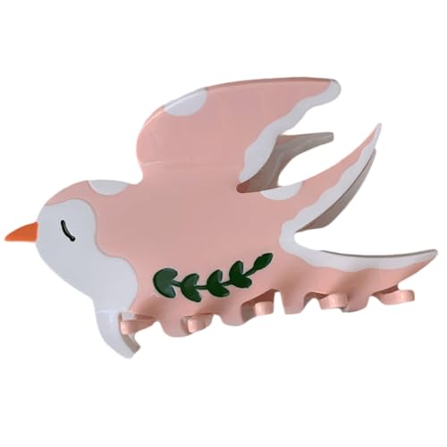 Spurlose Haarklammer mit Federvogel, Haarstyling, Ornament, Vogelform, Haarschmuck, für den täglichen Gebrauch von KAHDGSS