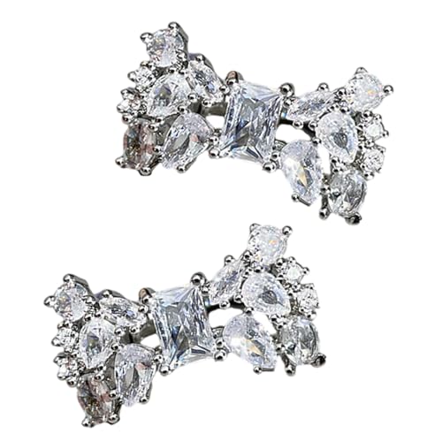 Stilvolle Messing-Schleife-Ohr-Clip, Dekoration für Damen, fügt Eleganz zu jedem Anlass oder Outfit, Freizeitkleidung, Party- und Date-Accessoires hinzu von KAHDGSS