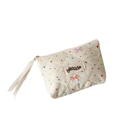 Stilvolle und funktionale Lippenstift-Organizer für Damen, mit Reißverschluss, Make-up-Tasche, Kosmetiktasche für Verabredungen, Partys, Urlaub, bunte Make-up-Tasche, Partys und Verabredungen von KAHDGSS