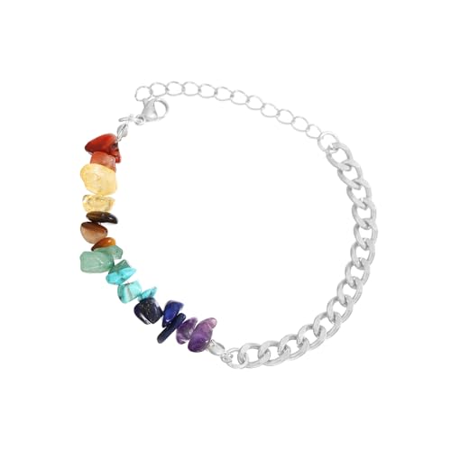 Stylish Edelstahlarmband Mode Handgelenk Schmuck Perlen Spleißkette Geeignet Für Tägliche Party Einzigartiges Modearmband von KAHDGSS