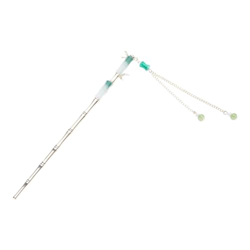 Traditionelle chinesische Haarspange mit Blume und Quasten, praktisches Metall-Haarteil, geeignet für verschiedene Frisuren, Metall-Haarnadel von KAHDGSS