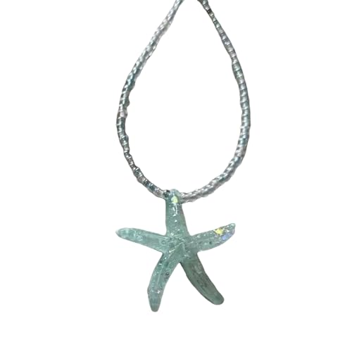 Verstellbare Coole Anhänger Halskette Kinder Hals Schmuck Kinder Mode Schmuck Geeignet Für Jungen Und Mädchen Präsentieren Seesterncharme Halskette von KAHDGSS