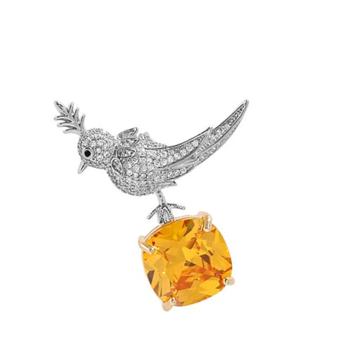 Vielseitiger Brosche Legierung Schmuck Multi Zweck Accessoire Elegante Vogel Thema Sicherheitsnadel Für Hüte Taschen Und Kleidungsstein Vogel Brosche von KAHDGSS
