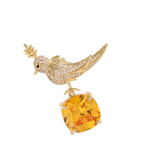 Vielseitiger Brosche Legierung Schmuck Multi Zweck Accessoire Elegante Vogel Thema Sicherheitsnadel Für Hüte Taschen Und Kleidungsstein Vogel Brosche von KAHDGSS