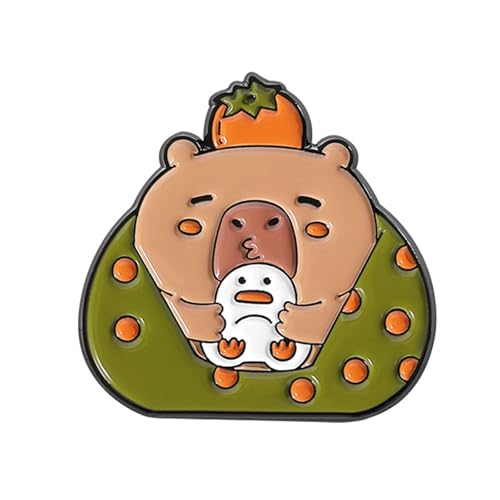 Wasserdichte Tierstifte Einzigartige Capybaras Sammlerabzeichen Für Handwerksfunktion Unisex Mode Broosh Schmuck Capybaras Brosche Stifte von KAHDGSS