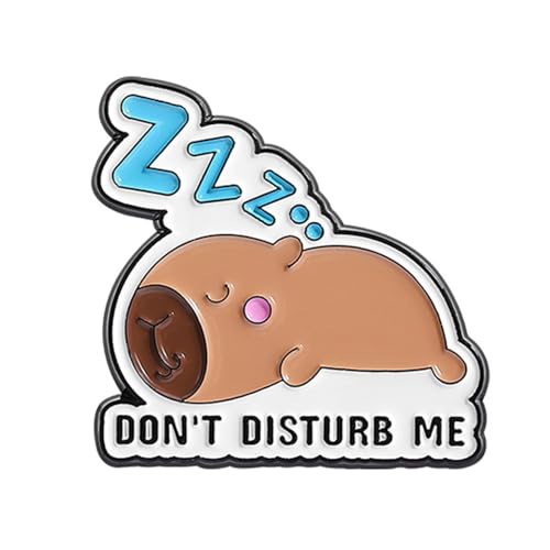 Wasserdichte Tierstifte Einzigartige Capybaras Sammlerabzeichen Für Handwerksfunktion Unisex Mode Broosh Schmuck Capybaras Brosche Stifte von KAHDGSS