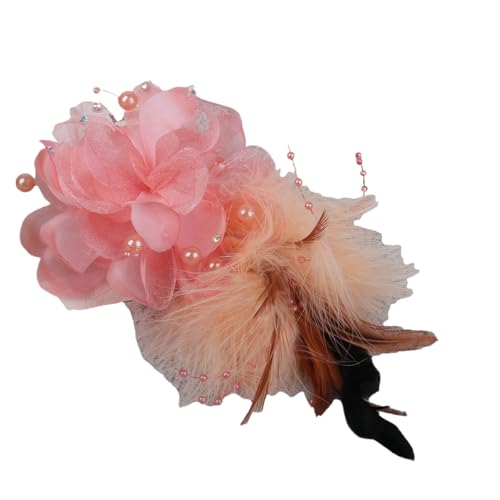 Wasserdichtes Gefieder Corsage Pin Synthetischer Stoff Textur Schnell Anbringen Clip Perfekt Für Hochzeiten Freien Hochzeitscorsage Outdoor Hochzeiten Anlass von KAHDGSS