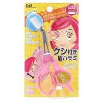 KAI - Eyebrow Scissors DX With Comb Pink - Augenbrauenschere KAI - Eyebrow Scissors DX With Comb Pink - Augenbrauenschere von KAI