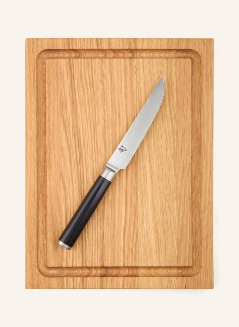 Kai 2-Tlg. Set Steakmesser Und Steakbrett Shun Classic braun von KAI