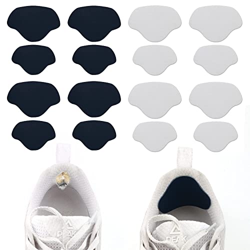 KAIAIWLUO Schuhe Ferse Reparatur Patch,8 PCS Selbstklebender Fersen-Patch Schuh Fersenverschleiß Loch Prevention Patch Einsatz Reparatur von Sneaker-Loch für Verschiedene Schuhe von KAIAIWLUO