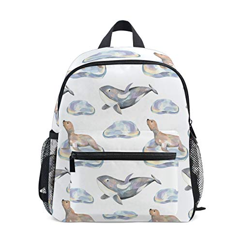 Aquarell Sternennacht Kinder Rucksäcke Schultaschen für Jungen Mädchen, Multi3, Einheitsgröße, Tagesrucksack von KAIHONG