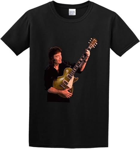 Men's Steve Hackett Hackett Steve Cotton T Shirt Black L von KAILANGQI