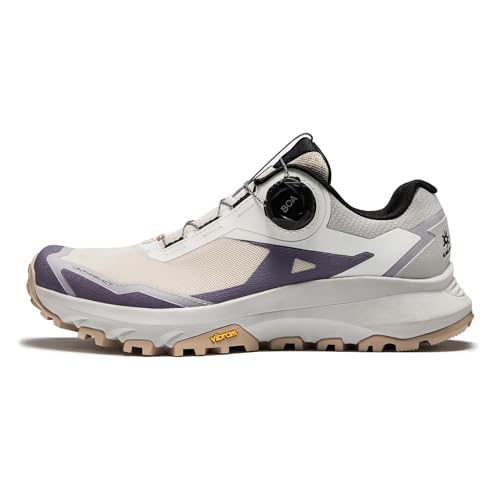 KAILAS Damen Kuocang BOA Wanderschuh Atmungsaktive V Sohle Rutschfeste Schuhe Leichte Niedrige Höhe Outdoor Trail Trekkingschuhe, Light Apricot/Misty Summit White, 38.5 EU von KAILAS