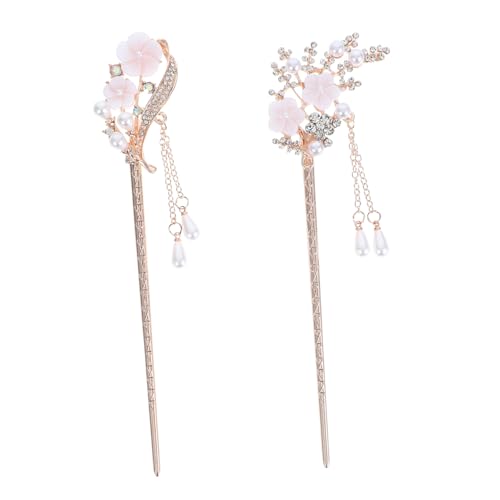 KAILIKETIY 2 Stück Blumen-haarstäbe Vintage-haarnadel Retro-stil Haarstäbchen Quaste Haar-accessoire National-stil Haarnadel Für Frauen KAILIKETIY 2 Stück Blumen-haarstäbe Vintage-haarnadel Retro-stil Haarstäbchen Quaste Haar-accessoire National-stil Haarnadel Für Frauen von KAILIKETIY
