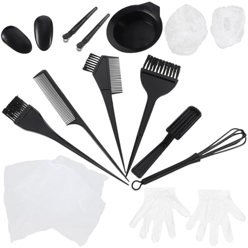 KAILIKETIY 1 Satz Haarfärbeöl selber machen haarfärbepinsel hair dye hair color spray Haarfärbemittel Borste Entwirrungsspray werkzeug Kits zum Färben von Haaren Haarfärbeset Plastik Black von KAILIKETIY