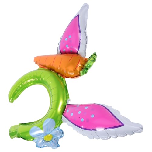KAILIKETIY 10 Stück Aufblasbare Hasenohren-kopfbedeckung Stirnband Karikatur Hasenballon Hasenohren Haarband Kaninchen Kostüm Hasenohren Haarreifen Hasenohren Dekoration Kind Aluminiumfolie von KAILIKETIY