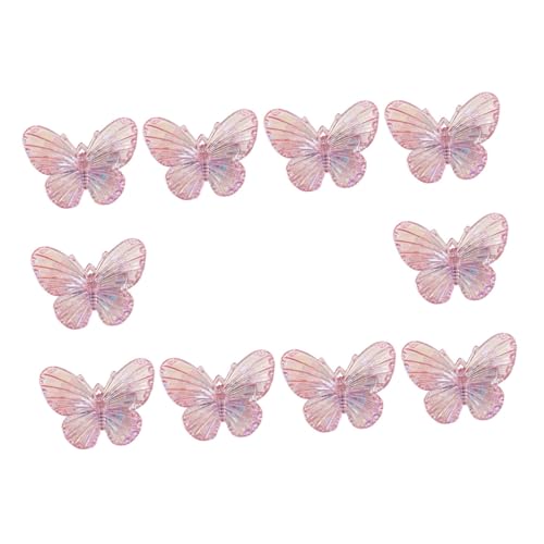 KAILIKETIY 10 Stück Kleine Schmetterling Haarspangen für Frauen Mädchen Niedliche Haarnadeln aus Robustem Material Vielseitig für Alltag Party Modischer Haarschmuck von KAILIKETIY