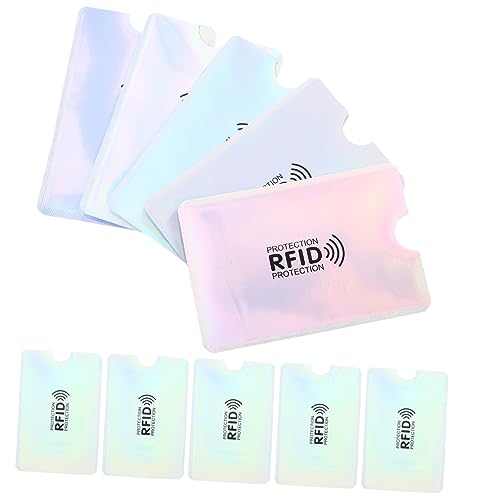 KAILIKETIY 10 Stück RFID-blockierende Kartenhüllen, Ausweishüllen, Sicherheitskartenhüllen, Kreditkartenhüllen von KAILIKETIY