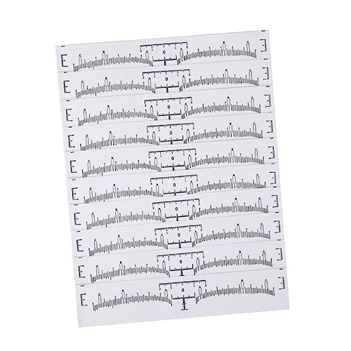 KAILIKETIY 100stücke Augenbrauen Aufkleber Augenbrauen Gestaltung Werkzeuge Augenbrauenmaß Professionelles Augenbrauenwerkzeug von KAILIKETIY