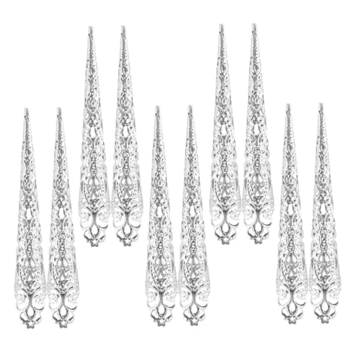 KAILIKETIY 10Stücke Halloween Gefälschte Fingernagelabdeckungen für Rollenspiele Hochwertige Requisiten für Gruselige Langlebig und Wiederverwendbar Dekoration für Ihre von KAILIKETIY