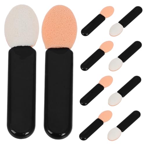 KAILIKETIY 10stücke Lidschattenpinsel Schwamm Mini-lidschatten-applikator Pinselstifte Und Make-up-applikator Für Lidschatten Lippenstift Und Concealer von KAILIKETIY