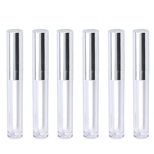 KAILIKETIY 10stücke Leerer Lipgloss-flaschen Mit Stäbchen Silberfarben Für Kosmetikprodukte Lipgloss-flaschen von KAILIKETIY