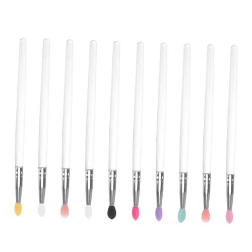 KAILIKETIY 10stücke Teiliges Tragbare Augen-make-up-pinsel Premium Lidschatten Lippenpinsel Für Präzise Anwendung Für Frauen Festivals Und Alltag von KAILIKETIY