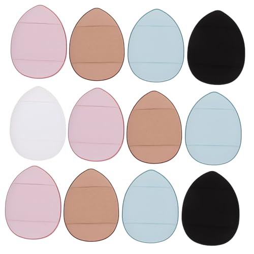 KAILIKETIY 12 Stück Kleiner Puderquaste Praktische Make up Schwämme Für Foundation Tragbar Weich Doppelseitig Für Lose Puder Grundierung Kosmetik Für Mädchen Und Frauen von KAILIKETIY