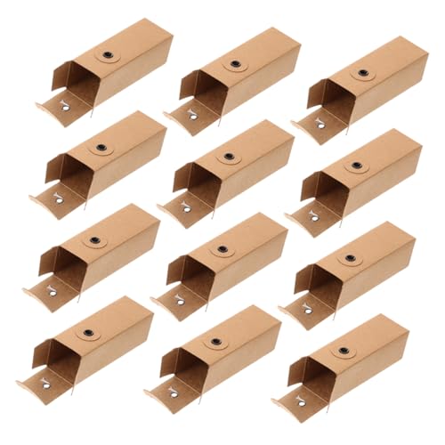 KAILIKETIY 12 Stück Lip Gloss Kasten Organizer für Ätherische Öle Geschenkverpackung Vielseitige Aufbewahrung Kraftpapier für Kosmetik und Reisen von KAILIKETIY