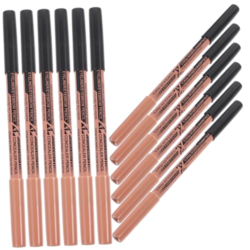 KAILIKETIY 12stücke Dual-enden Augenbrauenstift Make-up Bleistift Concealer Bleistift Damen Kosmetikstift KAILIKETIY 12stücke Dual-enden Augenbrauenstift Make-up Bleistift Concealer Bleistift Damen Kosmetikstift von KAILIKETIY