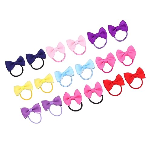 KAILIKETIY 18 Stück Elastische Haarschleifen Für Babys Mädchen Kleinkinder Haarbänder Ponytail Halter Farblich Zufällig von KAILIKETIY