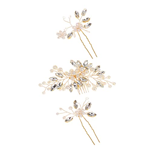 KAILIKETIY Haarnadeln Mit Perlen Dekorativer Kopfschmuck Für Braut Hochzeit Haar Accessoires Party Brautschmuck Zubehör von KAILIKETIY