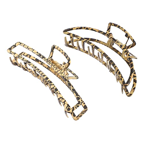 KAILIKETIY Haarklammern Anti-rutsch Haarklammern Mit Leopardenmuster Kopfschmuck Für Damen Haarspangen Für Gesichtswaschen Schminken Und Co von KAILIKETIY