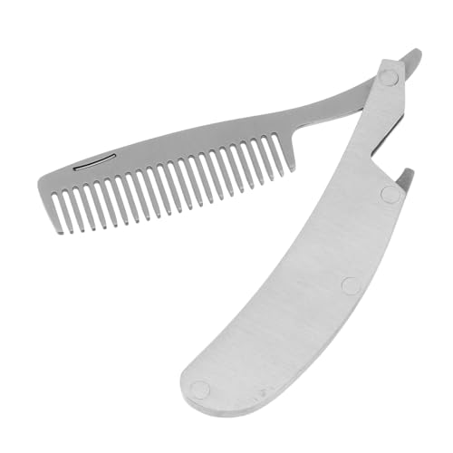 KAILIKETIY Faltbarer Bartkamm aus Kleiner Haarkamm für Männer Tragbares Haarstyling Tool Antistatisch und Langlebig für Unterwegs von KAILIKETIY