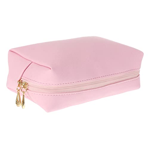 KAILIKETIY 1stück Große Kosmetiktasche Damen Makeup Bag Handtasche Mit Großem Stauraum Tragbare Toilettentasche Für Reisen Und Alltag Stilvolle Pu Kosmetiktasche Mit Kreuzmuster von KAILIKETIY