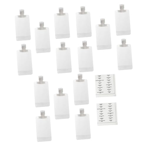 KAILIKETIY 1satz Reise Mit Praktischen Lotion Dispenser Taschen Wiederverwendbare Kosmetikflaschen Und wasserdichte Etiketten Für Flüssigkeiten Und Kosmetikprodukte von KAILIKETIY