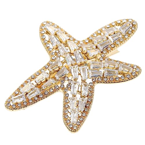 KAILIKETIY Goldene Haarschmuck Haarklammer Mit Perlen Haarspange Für Frauen Legierungsmaterial Robuster Haarklammer Für Täglichen Gebrauch von KAILIKETIY