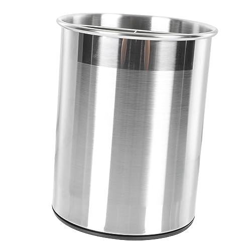 KAILIKETIY 1stück Rotierender Edelstahl Utensilienhalter Multifunktionaler Organizer Für Büro Küche Und Wohnzimmer Für Stifte Kosmetik Besteck Und Mehr Rutschfeste Unterseite Für von KAILIKETIY