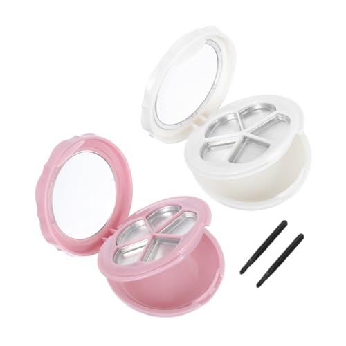 KAILIKETIY 2sätze Kompakte Make-up Aufbewahrung Nachfüllbare Lippenstift Und Lidschatten-container Für Kosmetikorganisation Für Zuhause Reisen KAILIKETIY 2sätze Kompakte Make-up Aufbewahrung Nachfüllbare Lippenstift Und Lidschatten-container Für Kosmetikorganisation Für Zuhause Reisen von KAILIKETIY