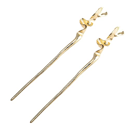 KAILIKETIY 2stücke Vintage Haarnadeln Gewundenem Design Chinesische Haarstäbchen Für Besondere Anlässe Hochzeiten Und Cosplay Elegante Haaraccessoires Für Damen von KAILIKETIY